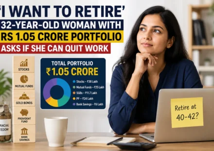 32-year-old woman with Rs 1.05 crore portfolio asks if she can quit work
