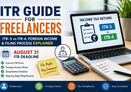 ITR Guide for Freelancers 2026 ITR-3 vs ITR-4