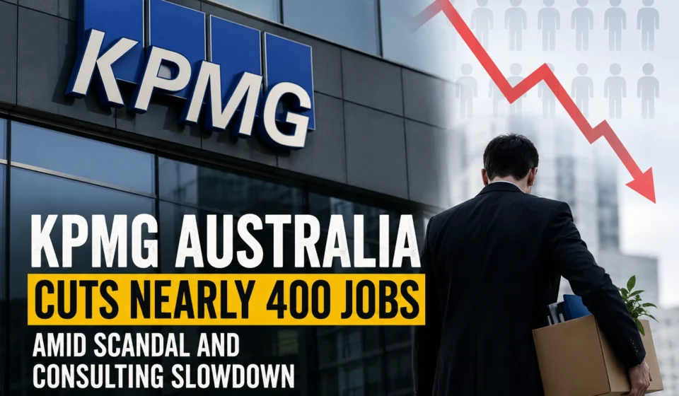 KPMG Australia Cuts Nearly 400 Jobs