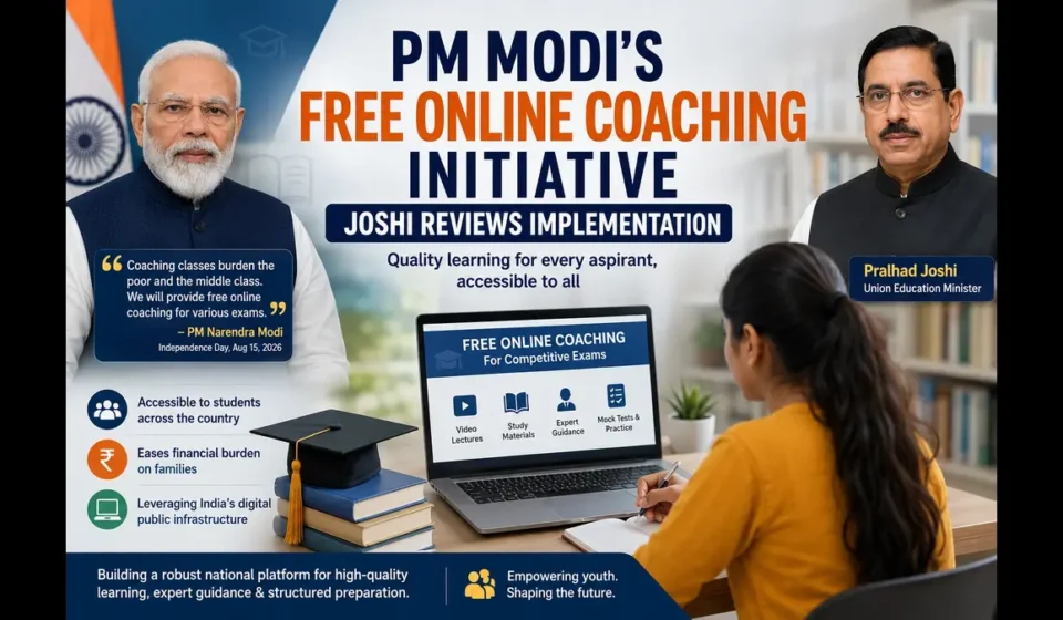 PM Modi Free Online Coaching Plan: Joshi Reviews