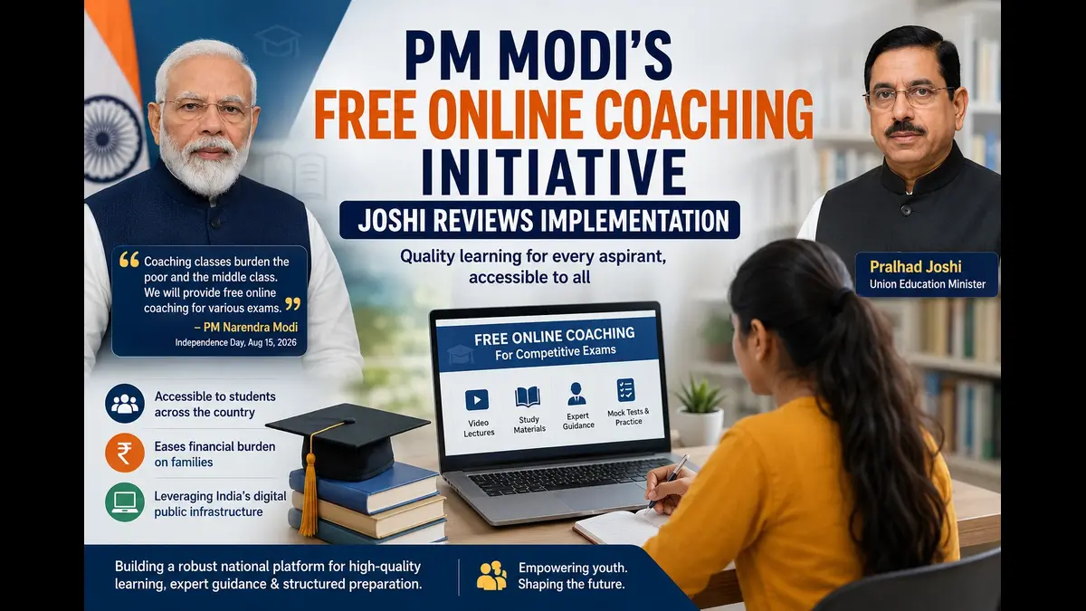 PM Modi Free Online Coaching Plan: Joshi Reviews