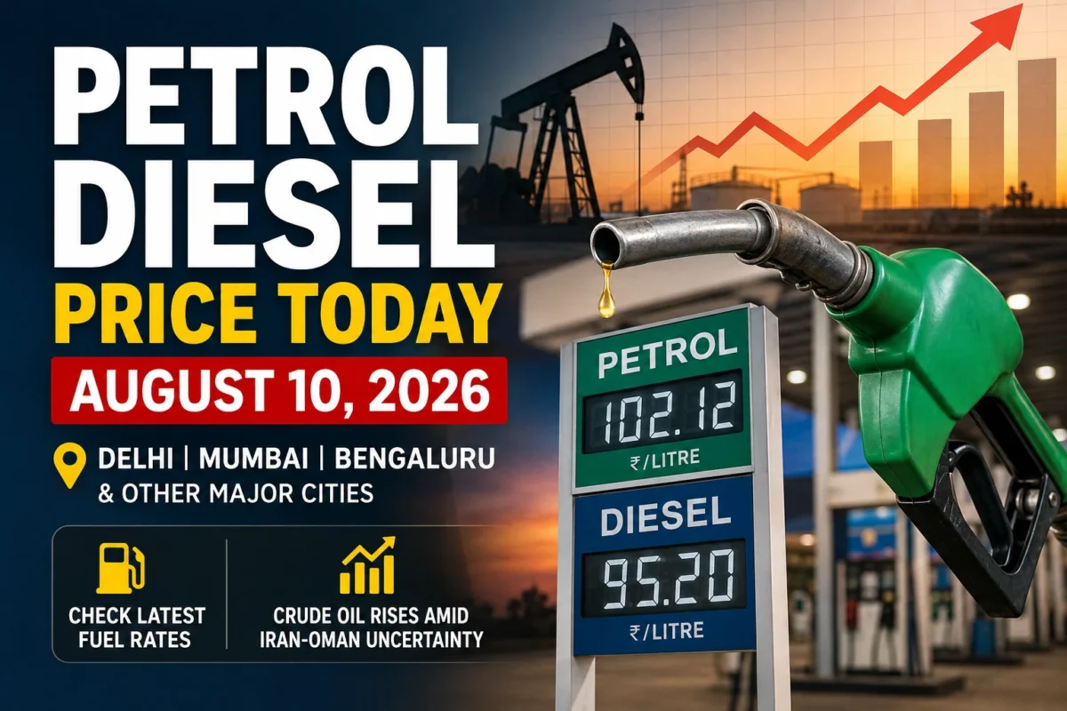 Petrol Diesel Price Today, August 10