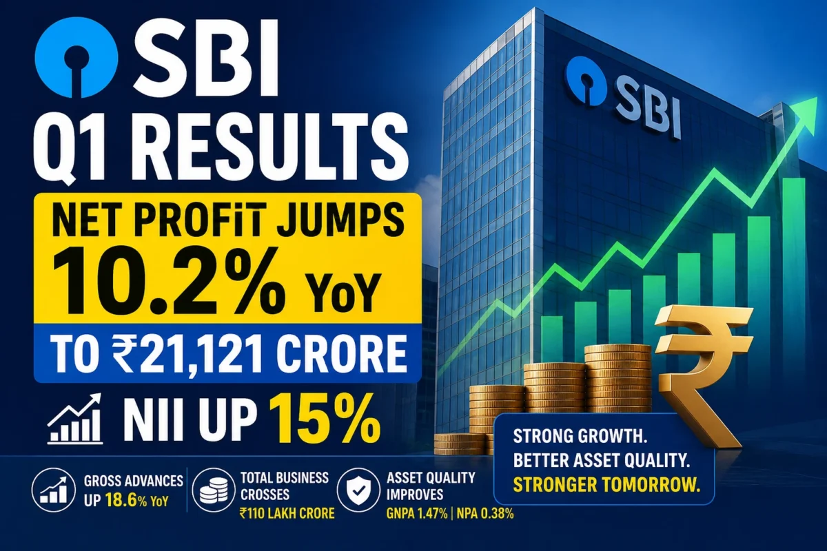 SBI Q1 Results Net Profit Jumps 10.2% YoY