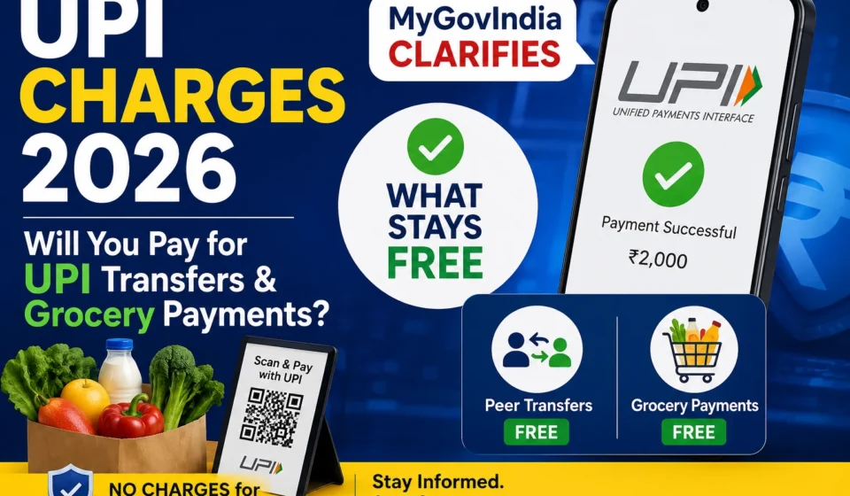 UPI Charges 2026 Will You Pay for UPI Transfers