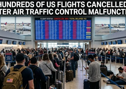 Hundreds of US Flights Cancelled