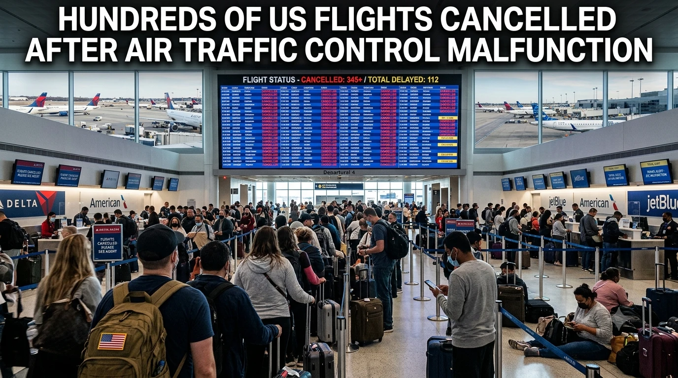 Hundreds of US Flights Cancelled