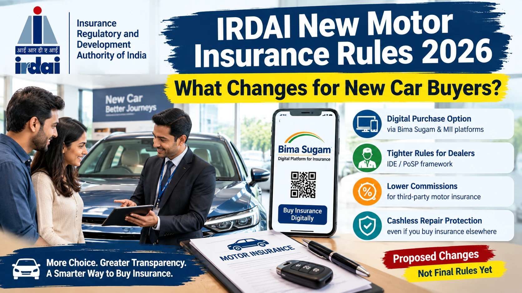 IRDAI New Motor Insurance Rules 2026: What Changes for Car Buyers? IRDAI New Motor Insurance Rules 2026