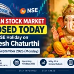 Indian stock market closed today September 14 2026 NSE BSE Ganesh Chaturthi