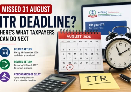 Missed 31 August ITR Deadline Know Your Options Now