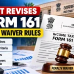 CBDT Form 161 Revised