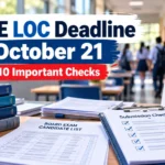CBSE LOC Deadline October 21