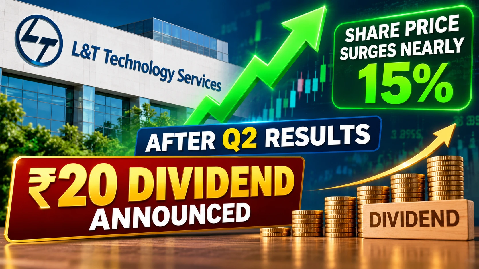 LTTS Share Price Jumps Nearly 15% After Q2 Results: ₹548 Crore Profit, ₹20 Dividend and AI Deals LTTS Share Price Surges Nearly 15% After Q2 Results; ₹20 Dividend Announced Article
