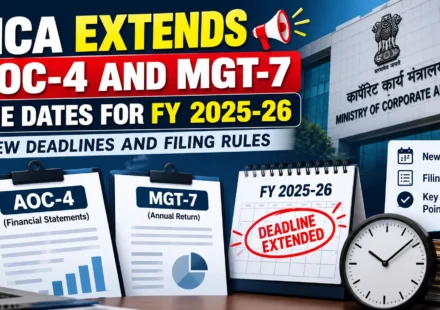 MCA Compliance Deadline Extension