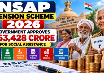 NSAP Pension Scheme 2026: ₹53,428 Crore Approved