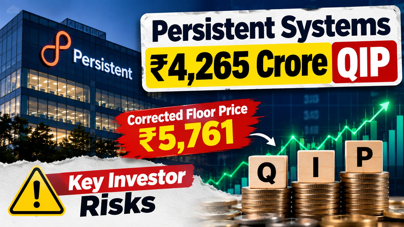 Persistent Systems Opens ₹4,265 Crore QIP: Floor Price Clarified at ₹5,761, What Investors Should Know