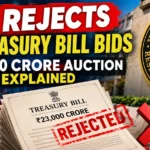 RBI Rejects All Treasury Bill Bids: ₹23,000 Crore Auction