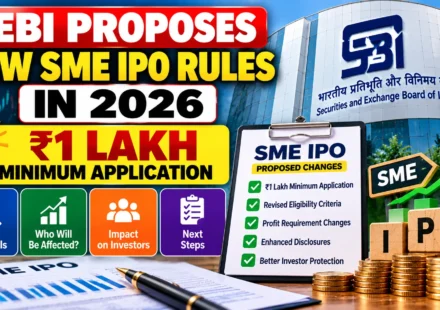 SEBI SME IPO Rules 2026: ₹1 Lakh Entry Proposed