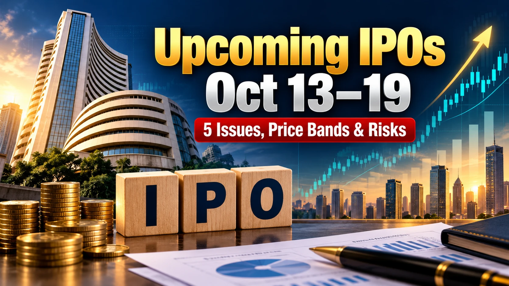 Upcoming IPOs October 13–19: Five Issues, Price Bands and Risks Upcoming IPOs October 13–19